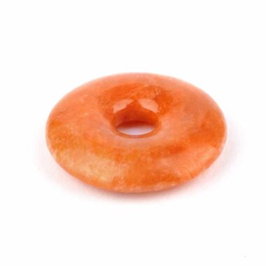 Sonnenstein Donut Anhänger Ø 30 mm Edelsteine Heilsteine bei Wunderstein24