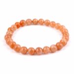 Sonnenstein Ø 7 mm Kugel | Perlen Edelstein Armband flexibel und dehnbar Edelsteine Heilsteine bei Wunderstein24