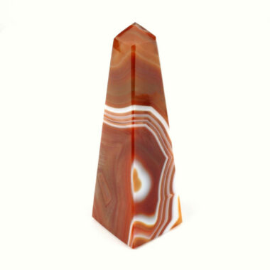 Achat Spitze | Obelisk Natur Höhe 112 mm aus Brasilien in bester Farbe und Maserung Edelsteine Heilsteine bei Wunderstein24