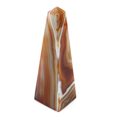 Achat Spitze | Obelisk Natur Höhe 108 mm aus Brasilien in bester Farbe und Maserung Edelsteine Heilsteine bei Wunderstein24