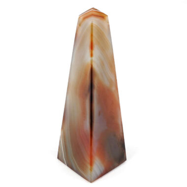 Achat Spitze | Obelisk Natur Höhe 108 mm aus Brasilien in bester Farbe und Maserung Edelsteine Heilsteine bei Wunderstein24