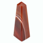 Achat Spitze | Obelisk Natur Höhe 110 mm aus Brasilien in bester Farbe und Maserung Edelsteine Heilsteine bei Wunderstein24