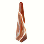Achat Spitze | Obelisk Natur Höhe 110 mm aus Brasilien in bester Farbe und Maserung Edelsteine Heilsteine bei Wunderstein24