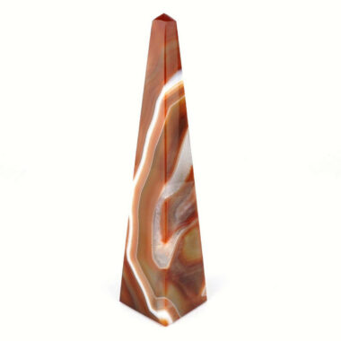 große Achat Spitze | Obelisk Natur Höhe 191 mm aus Brasilien in bester Farbe und Maserung Edelsteine Heilsteine bei Wunderstein24