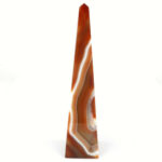 große Achat Spitze | Obelisk Natur Höhe 191 mm aus Brasilien in bester Farbe und Maserung Edelsteine Heilsteine bei Wunderstein24