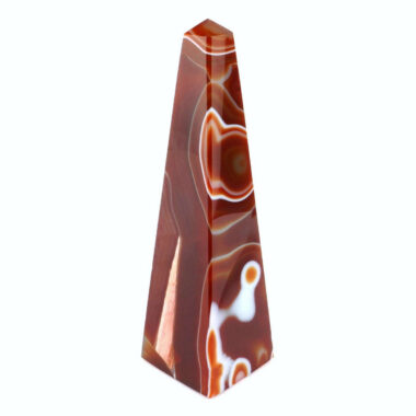 große Achat Spitze | Obelisk Natur Höhe 171 mm aus Brasilien in bester Farbe und Maserung Edelsteine Heilsteine bei Wunderstein24