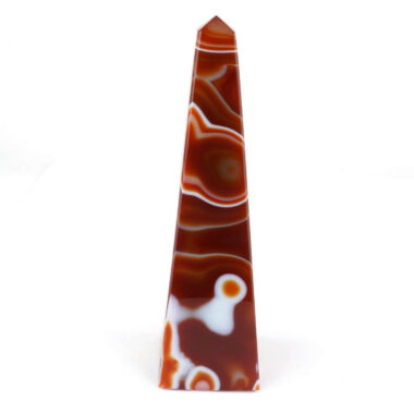 große Achat Spitze | Obelisk Natur Höhe 171 mm aus Brasilien in bester Farbe und Maserung Edelsteine Heilsteine bei Wunderstein24