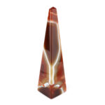 große Achat Spitze | Obelisk Natur Höhe 149 mm aus Brasilien in bester Farbe und Maserung Edelsteine Heilsteine bei Wunderstein24