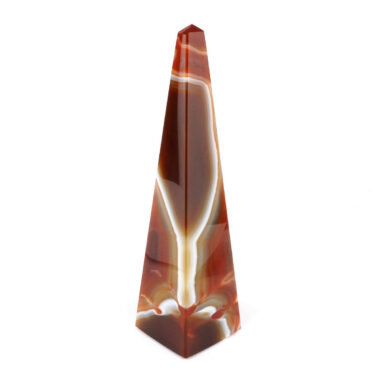 große Achat Spitze | Obelisk Natur Höhe 190 mm aus Brasilien in bester Farbe und Maserung Edelsteine Heilsteine bei Wunderstein24