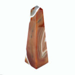 große Achat Spitze | Obelisk Natur Höhe 149 mm aus Brasilien in bester Farbe und Maserung Edelsteine Heilsteine bei Wunderstein24