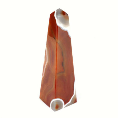 große Achat Spitze | Obelisk Natur Höhe 149 mm aus Brasilien in bester Farbe und Maserung Edelsteine Heilsteine bei Wunderstein24