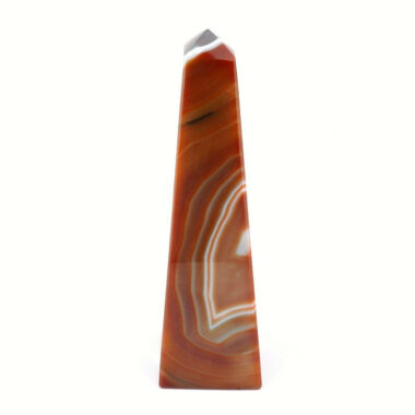 große Achat Spitze | Obelisk Natur Höhe 149 mm aus Brasilien in bester Farbe und Maserung Edelsteine Heilsteine bei Wunderstein24