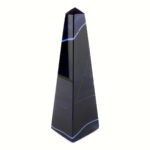 große Achat Spitze | Obelisk lila Höhe 202 mm aus Brasilien in bester Farbe und Maserung Edelsteine Heilsteine bei Wunderstein24
