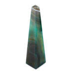 große Achat Spitze | Obelisk grün Höhe 149 mm aus Brasilien in bester Farbe und Maserung Edelsteine Heilsteine bei Wunderstein24