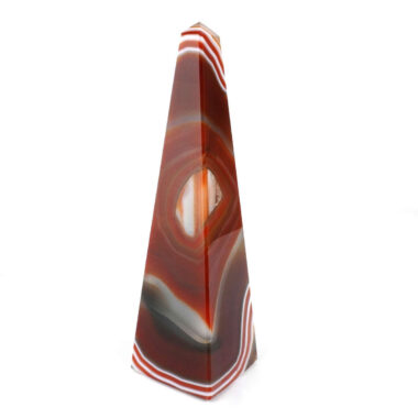 große Achat Spitze | Obelisk Natur Höhe 159 mm aus Brasilien in bester Farbe und Maserung Edelsteine Heilsteine bei Wunderstein24