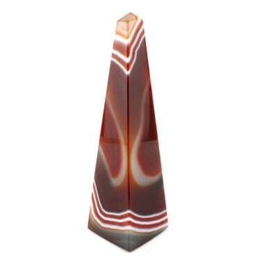 große Achat Spitze | Obelisk Natur Höhe 159 mm aus Brasilien in bester Farbe und Maserung Edelsteine Heilsteine bei Wunderstein24