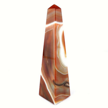große Achat Spitze | Obelisk Natur Höhe 165 mm aus Brasilien in bester Farbe und Maserung Edelsteine Heilsteine bei Wunderstein24