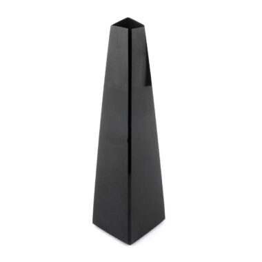 Achat Spitze | Obelisk Höhe 113 mm schwarz aus Brasilien in bester Farbe und Maserung Edelsteine Heilsteine bei Wunderstein24