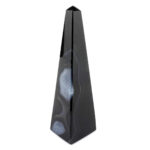 Achat Spitze | Obelisk Höhe 134 mm schwarz aus Brasilien in bester Farbe und Maserung Edelsteine Heilsteine bei Wunderstein24