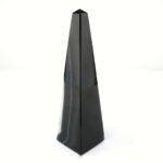 große Achat Spitze | Obelisk Höhe 148 mm schwarz aus Brasilien in bester Farbe und Maserung Edelsteine Heilsteine bei Wunderstein24