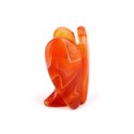 Achat Natur | Streifenachat orange Engel | Schutzengel stehende Figur Edelsteine Heilsteine bei Wunderstein24