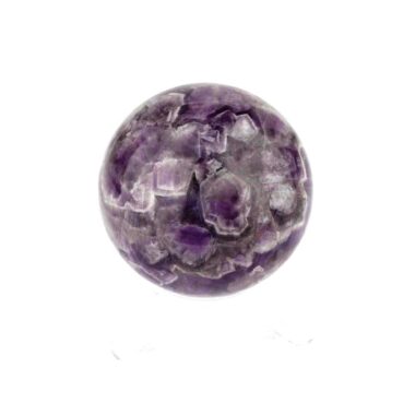 Amethyst Kugel Ø 56 mm aus Brasilien mit wunderschöner Maserung Edelsteine Heilsteine bei Wunderstein24