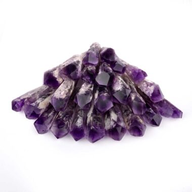 Jacare Amethyst Spitzen Länge ca. 55 – 95 mm in bester Qualität Edelsteine Heilsteine bei Wunderstein24