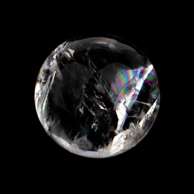 Bergkristall Kugel Ø 39 mm transparent und glasklar aus Brasilien Edelsteine Heilsteine bei Wunderstein24