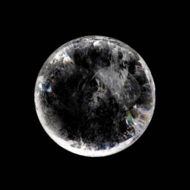 Bergkristall Kugel Ø 39 mm transparent und glasklar aus Brasilien Edelsteine Heilsteine bei Wunderstein24