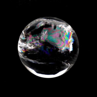 Bergkristall Kugel Ø 38 mm transparent und glasklar aus Brasilien Edelsteine Heilsteine bei Wunderstein24