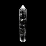 große Bergkristall Spitze Höhe 155 mm transparent und klar aus Brasilien Edelsteine Heilsteine bei Wunderstein24