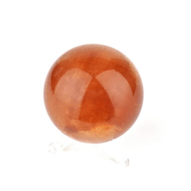 große Calcit gelb Kugel Ø 62 mm transparent in bester Qualität und Farbe Edelsteine Heilsteine bei Wunderstein24