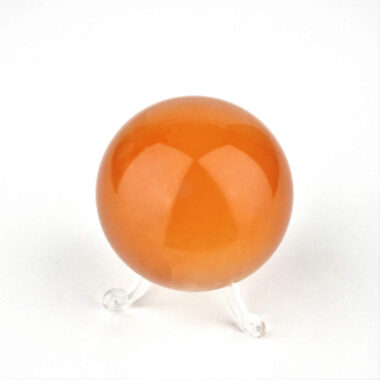 große Calcit gelb Kugel Ø 61 mm transparent in bester Qualität und Farbe Edelsteine Heilsteine bei Wunderstein24