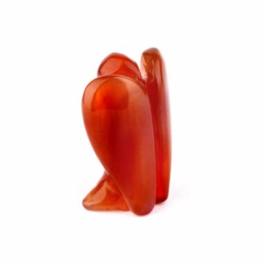 Carneol | Karneol Engel | Schutzengel stehende Figur Edelsteine Heilsteine bei Wunderstein24