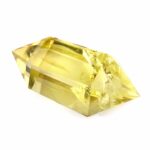 Citrin Natur Doppelender Länge 45 mm transparent aus Brasilien in bester Farbe Edelsteine Heilsteine bei Wunderstein24