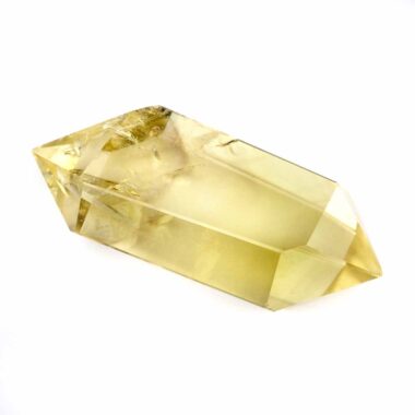 Citrin Natur Doppelender Länge 65 mm transparent aus Brasilien in bester Farbe Edelsteine Heilsteine bei Wunderstein24