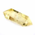 Citrin Natur Doppelender Länge 65 mm transparent aus Brasilien in bester Farbe Edelsteine Heilsteine bei Wunderstein24