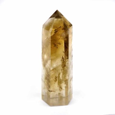 große Citrin Natur Spitze Höhe 113 mm transparent Brasilien beste Farbe Edelsteine Heilsteine bei Wunderstein24