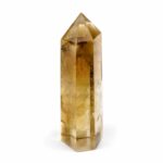 große Citrin Natur Spitze Höhe 113 mm transparent Brasilien beste Farbe Edelsteine Heilsteine bei Wunderstein24