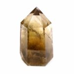 große Citrin Natur Spitze Höhe 79 mm transparent Brasilien beste Farbe Edelsteine Heilsteine bei Wunderstein24