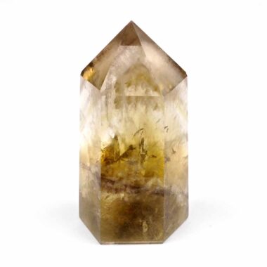 große Citrin Natur Spitze Höhe 84 mm transparent Brasilien beste Farbe Edelsteine Heilsteine bei Wunderstein24