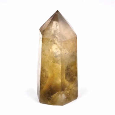 große Citrin Natur Spitze Höhe 83 mm transparent Brasilien beste Farbe Edelsteine Heilsteine bei Wunderstein24