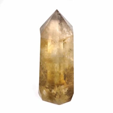 große Citrin Natur Spitze Höhe 83 mm transparent Brasilien beste Farbe Edelsteine Heilsteine bei Wunderstein24