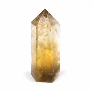 große Citrin Natur Spitze Höhe 83 mm transparent Brasilien beste Farbe Edelsteine Heilsteine bei Wunderstein24