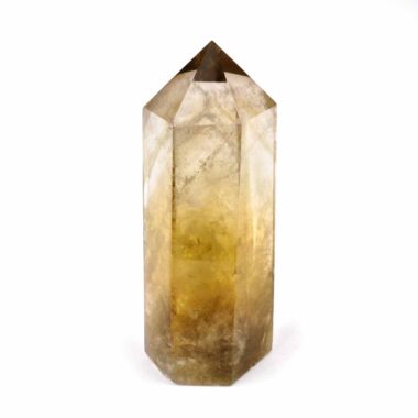 große Citrin Natur Spitze Höhe 83 mm transparent Brasilien beste Farbe Edelsteine Heilsteine bei Wunderstein24