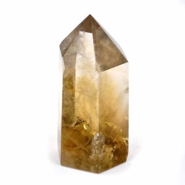 große Citrin Natur Spitze Höhe 78 mm transparent Brasilien beste Farbe Edelsteine Heilsteine bei Wunderstein24