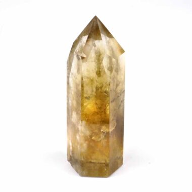 große Citrin Natur Spitze Höhe 90 mm transparent Brasilien beste Farbe Edelsteine Heilsteine bei Wunderstein24