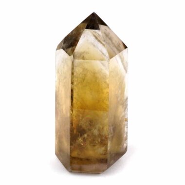 große Citrin Natur Spitze Höhe 75 mm transparent Brasilien beste Farbe Edelsteine Heilsteine bei Wunderstein24