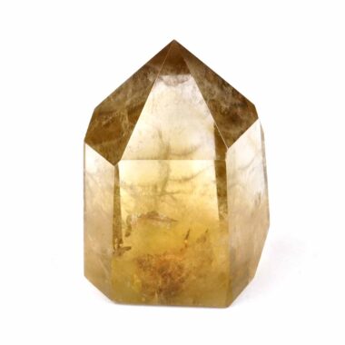 große Citrin Natur Spitze Höhe 65 mm transparent Brasilien beste Farbe Edelsteine Heilsteine bei Wunderstein24
