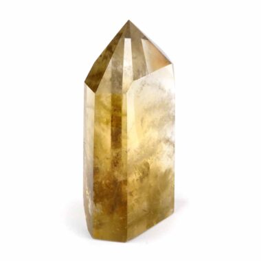 große Citrin Natur Spitze Höhe 80 mm transparent Brasilien beste Farbe Edelsteine Heilsteine bei Wunderstein24